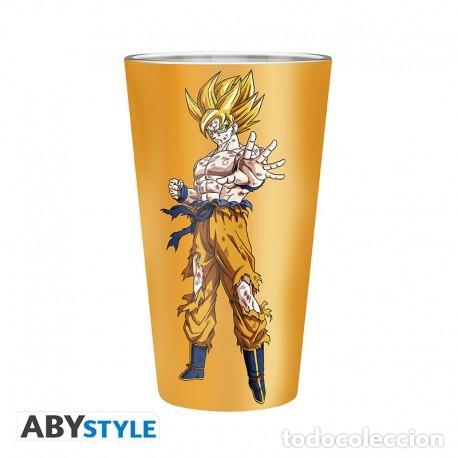Figuras de goma y PVC: Vaso Premium - Dragon Ball Goku Saiyan (400 ml)