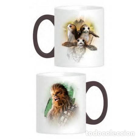 Figure di Gomma e PVC: Taza Chewbacca y Porgs - Star Wars