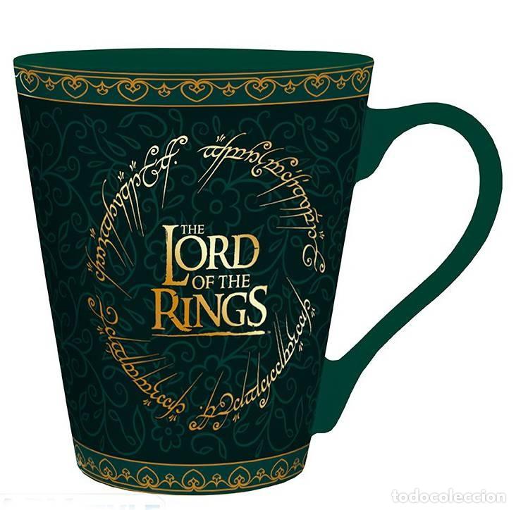 Figuras de goma y PVC: Taza Hoja de Lorien - El Se&ntilde;or de los Anillos