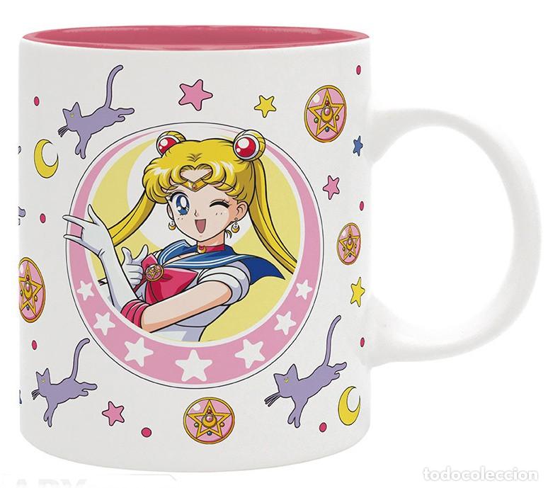 Figurines en Caoutchouc et PVC: Taza Parche de Sailor Moon y Luna - Sailor Moon