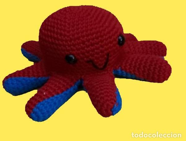 Rubber and PVC Figures: Pulpo Reversible Bar&ccedil;a (Amigurumis)