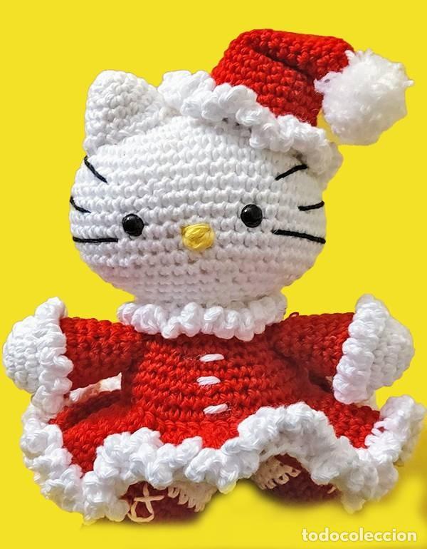 Figuras de goma y PVC: Hello Kitty Navide&ntilde;a (Amigurumis) Especial Navidad
