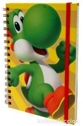 Figuras de goma y PVC: Cuaderno A5 de notas Yoshi Wiro - Super Mario