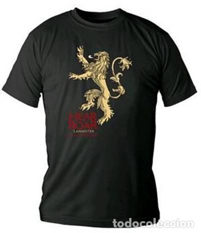 Figuras de goma y PVC: Camiseta Negra Chico Lannister - Juego de Tronos (Talla XL)