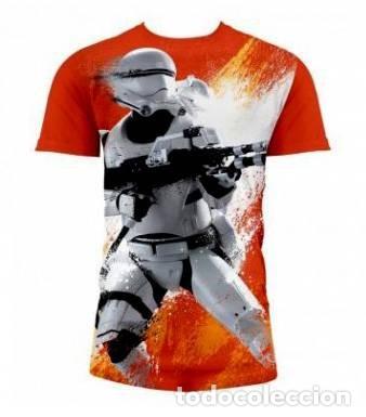 Rubber and PVC Figures: Camiseta Naranja Chico Flametrooper - Star Wars (Talla M)