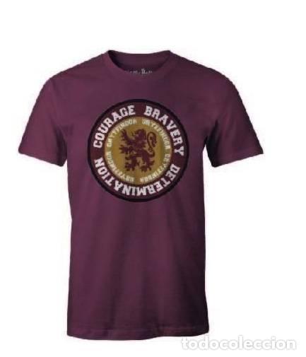 Rubber and PVC Figures: Camiseta Marron Ladrillo Chico Courage Gryffindor - Harry Potter (Talla XL)