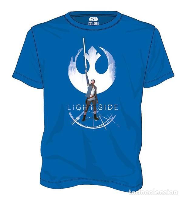 Rubber and PVC Figures: Camiseta Azul Chico Light Side - Star Wars (Talla S)