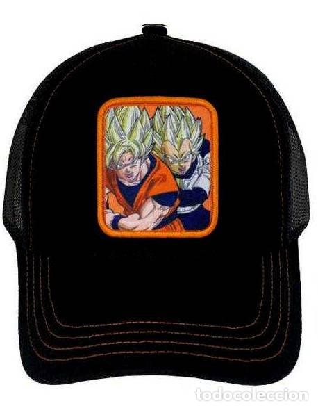Figuras de goma y PVC: Gorra Negra Goku y Vegeta Adulto - Dragon Ball Z