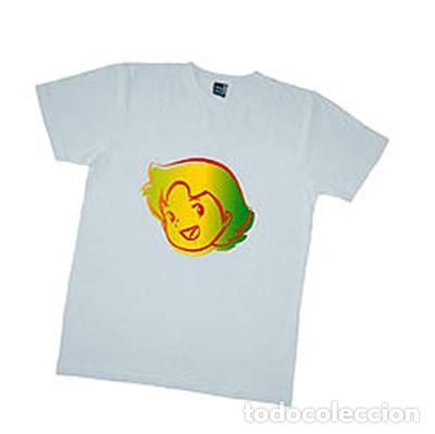 Figuras de goma y PVC: Camiseta Blanca Chico Heidi (Talla S)