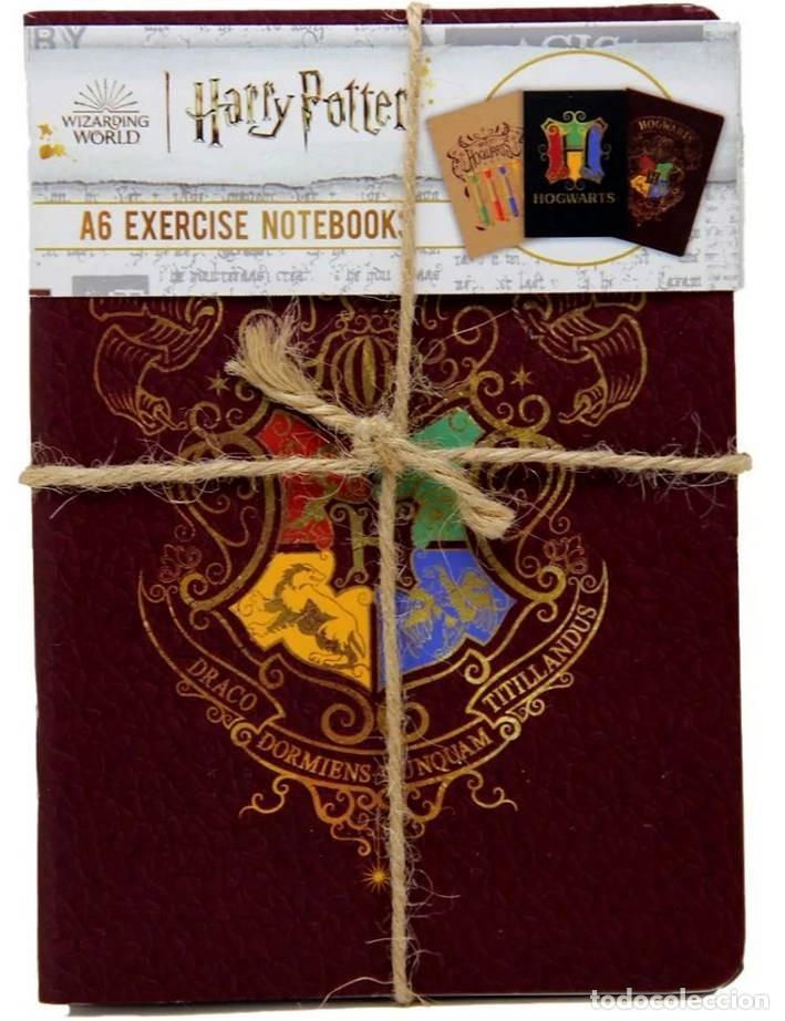 Figurines en Caoutchouc et PVC: Cuadernos A6 Hogwards (3 Piezas) - Harry Potter