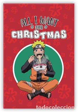 Figuras de goma y PVC: Iman Estandar All I Want for Christmas - Naruto Shippuden