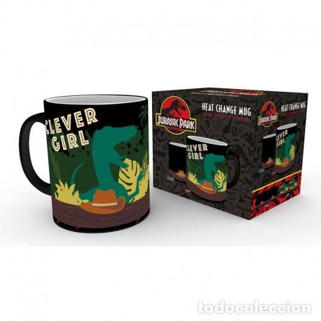 Gummi- und PVC-Figuren: Taza Termica - Jurassic Park Clever Girl (320 ml)