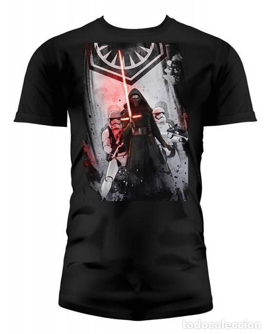 Rubber and PVC Figures: Camiseta Negra Chico Star Wars: El Despertar de la Fuerza (Talla XL)