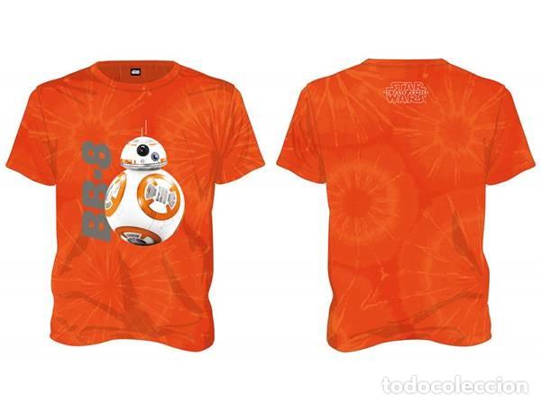 Figuras de Borracha e PVC: Camiseta Naranja Chico BB8 - Star Wars (Talla L)