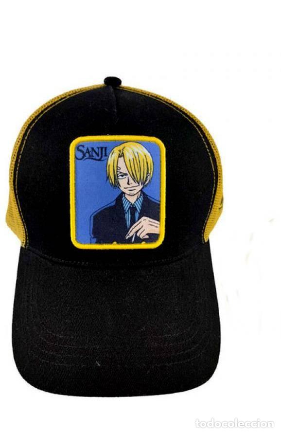 Gummi- und PVC-Figuren: Gorra Negra Sanji One Piece Adulto