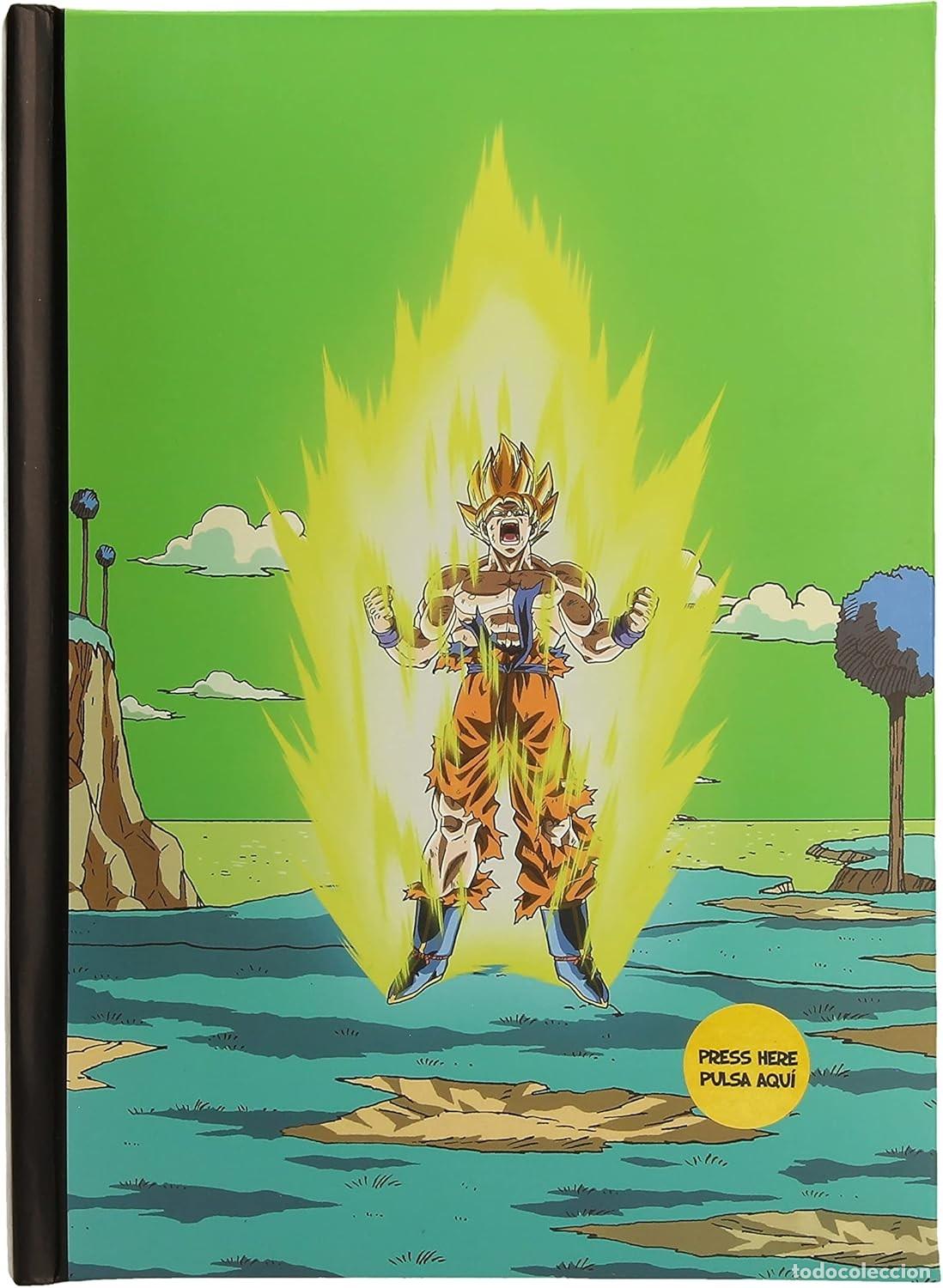 Figuras de goma y PVC: Cuaderno A5 Luminoso Namek Final Batlle - Dragon Ball Z