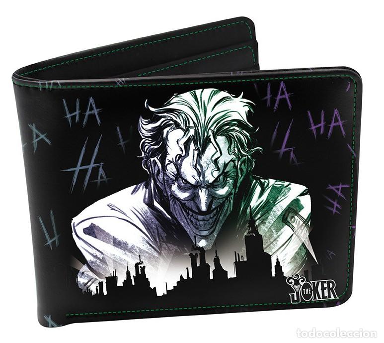 Figuras de Borracha e PVC: Monedero Joker Riendo - DC COMICS
