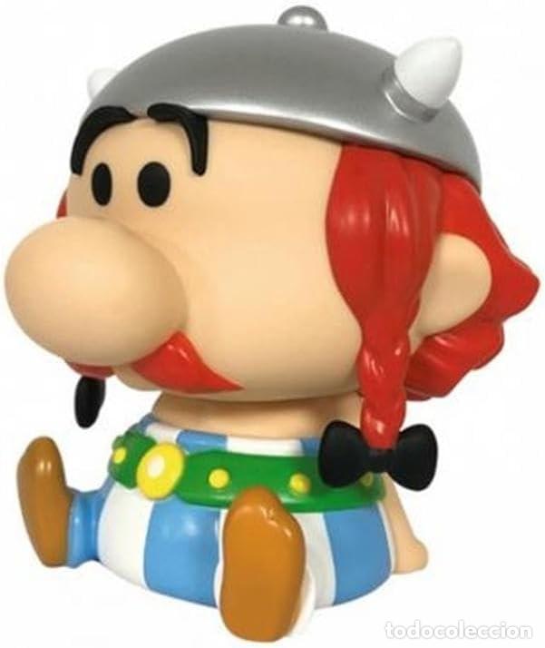 Figuras de goma y PVC: Hucha Chibi Obelix - Asterix & Obelix