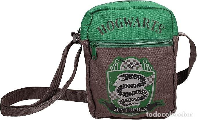 Figuras de goma y PVC: Bolso Bandolera Mini Canvas Slytherin Harry Potter