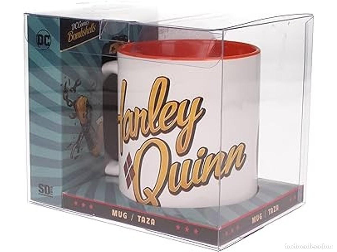 Figurines en Caoutchouc et PVC: Taza Cer&aacute;mica 325 ml Harley Quinn Pistola DC Bombshells
