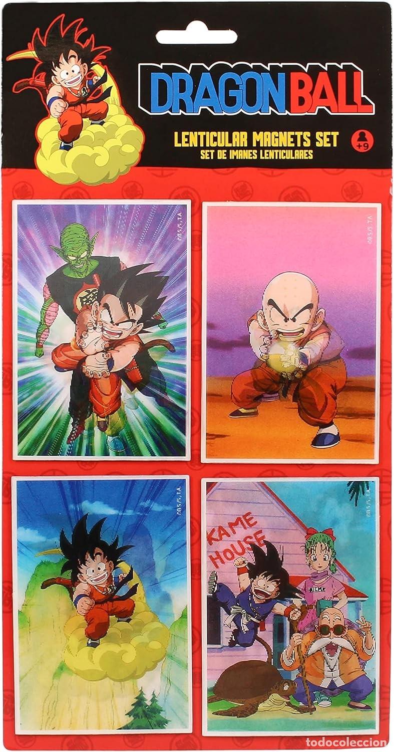 Rubber and PVC Figures: Set 4 Imanes Lenticulares Dragon Ball