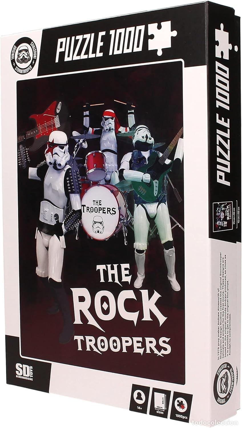 Gummi- und PVC-Figuren: Puzzle Star Wars The Rock Troopers 1000 Piezas