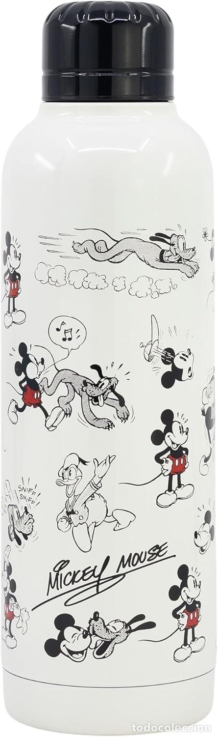 Figuras de Borracha e PVC: Botella Termo Acero Inoxidable Vintage - Mickey Mouse