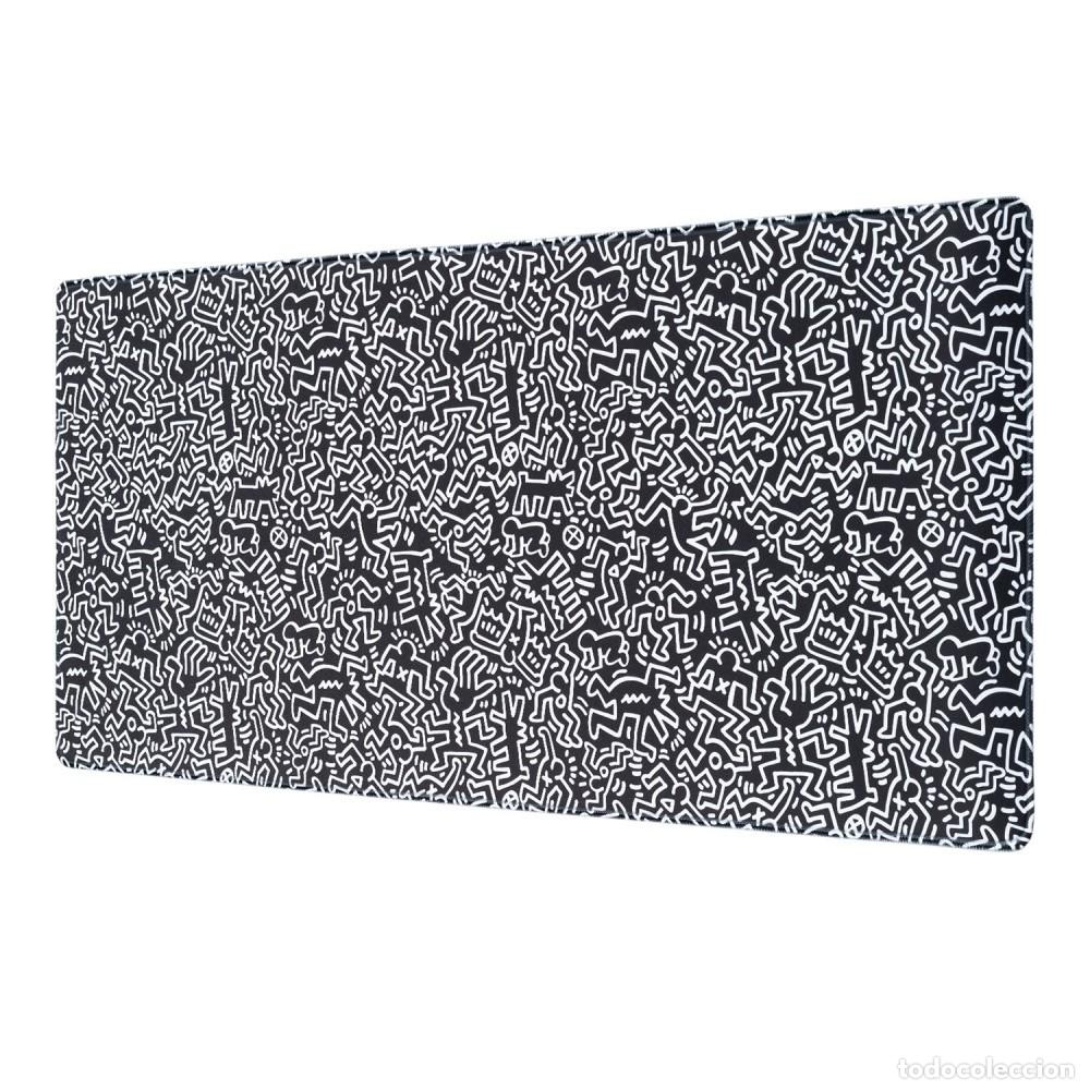 Gummi- und PVC-Figuren: Alfombrilla de rat&oacute;n XL Keith Haring 80 x 35 cm