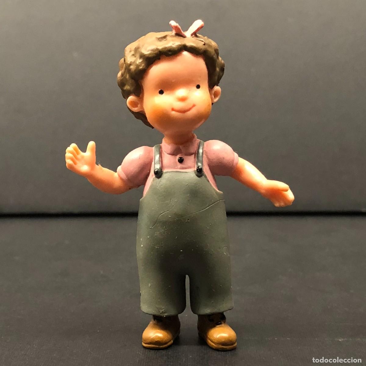 Figuras de goma y PVC: FIGURA DE PVC - TERESA - LAS TRES MELLIZAS - LES TRES BESSONES - CROMOSOMA - 7 X 5 CM / 596