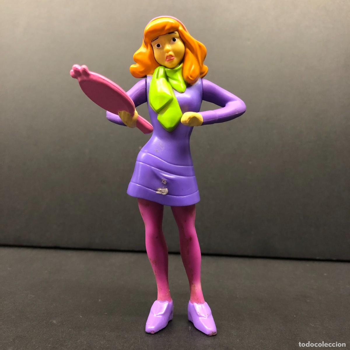 Figuras de goma y PVC: FIGURA DE PVC - DAPHNE BLAKE CON ESPEJO - SCOOBY-DOO - BURGER KING - 12,5 X 6 CM / 617