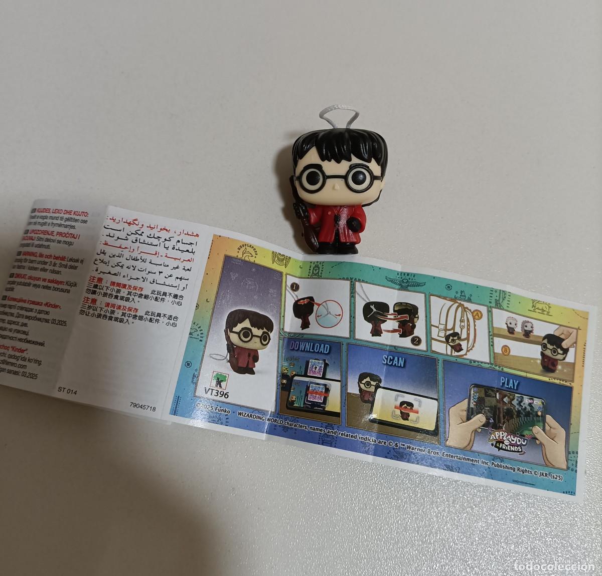 Figuras de goma Kinder: colgante funko harry potter poter 2024 colgante nuevo completo bpz papel figura figurita mu&ntilde;eco mini
