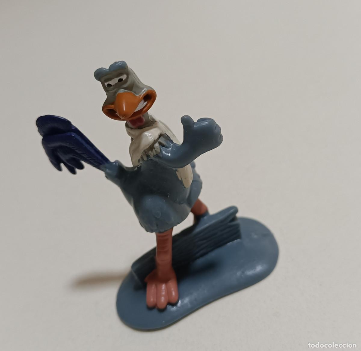 Figuras de goma y PVC: figura mu&ntilde;eco promocional cereales weetos weetabix pelicula pvc goma chicken run gallo