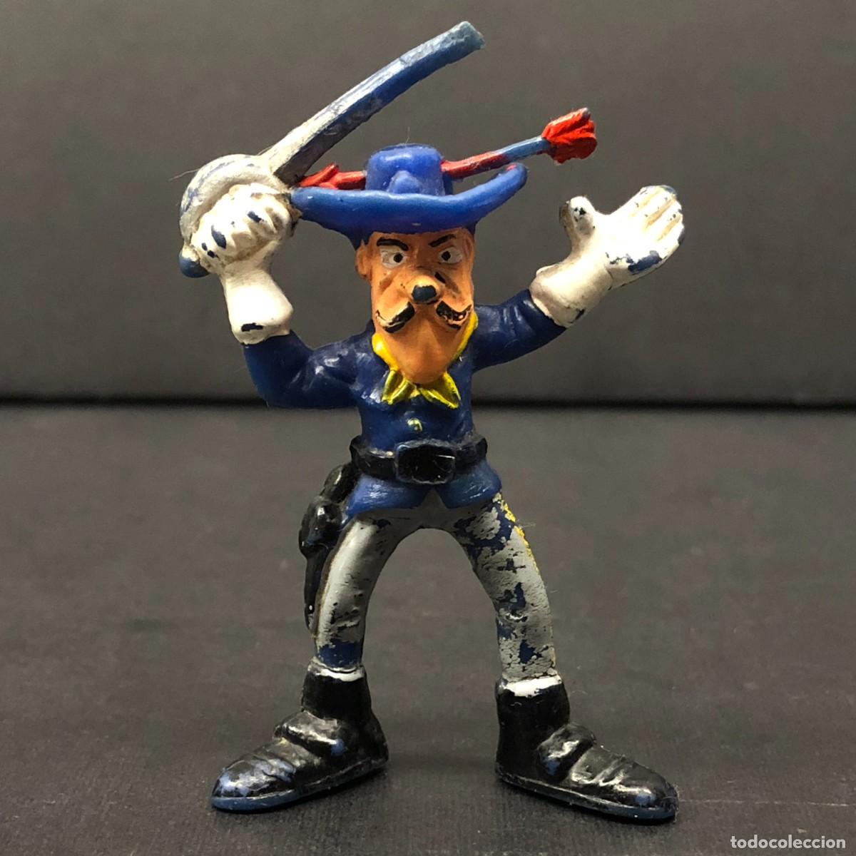 Figuras de goma y PVC: FIGURA DE PVC - CORONEL DE CABALLERIA O'NOLLAN - LUCKY LUKE - SCHLEICH - 6,5 X 4 CM / 9