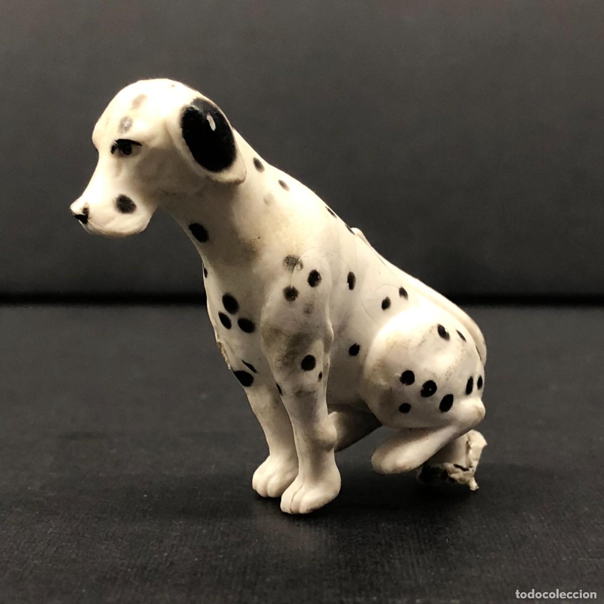 Figuras de goma y PVC: FIGURA DE PVC - CACHORRO DE DALMATA SENTADO - PERRO - ANIMALES - 4,5 X 3 CM / 16