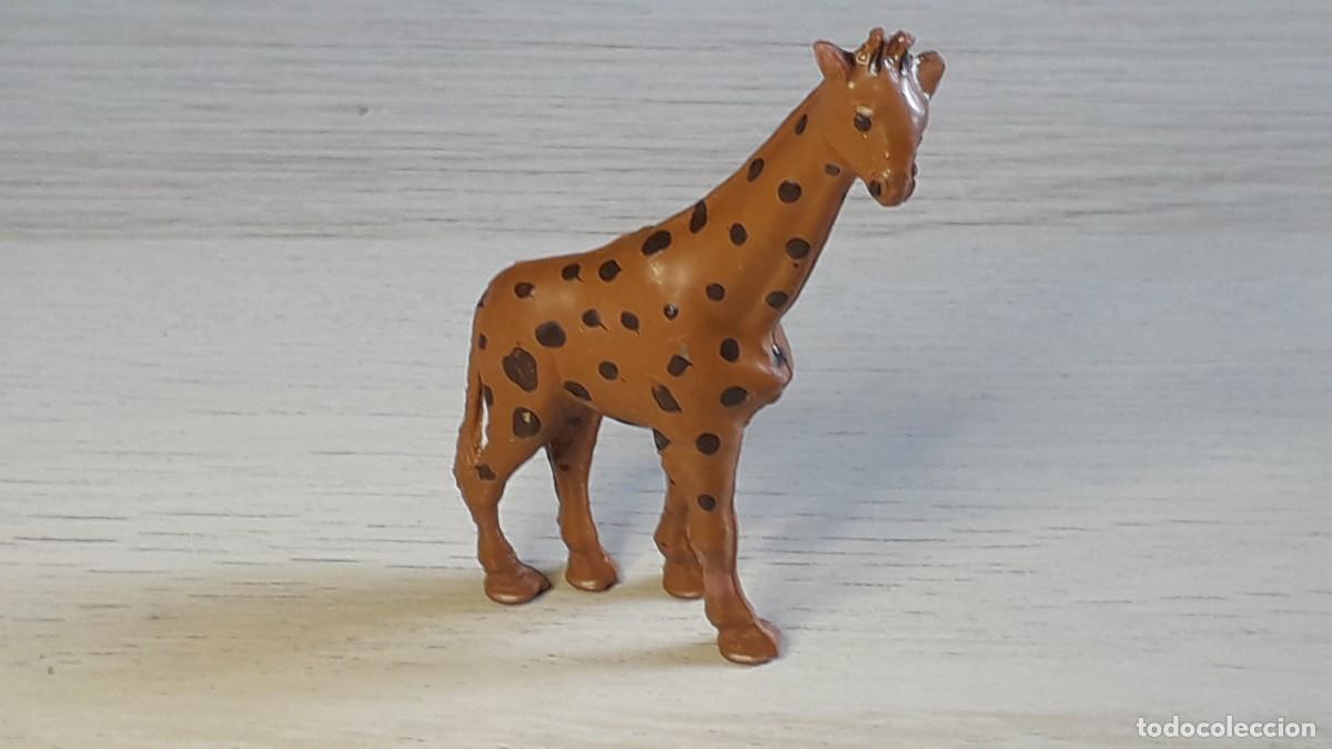 Figuras de goma y PVC: Jirafa Safari &Aacute;frica Misteriosa, goma, Lafredo made in Spain tipo Jecsan, original a&ntilde;os 50-60.