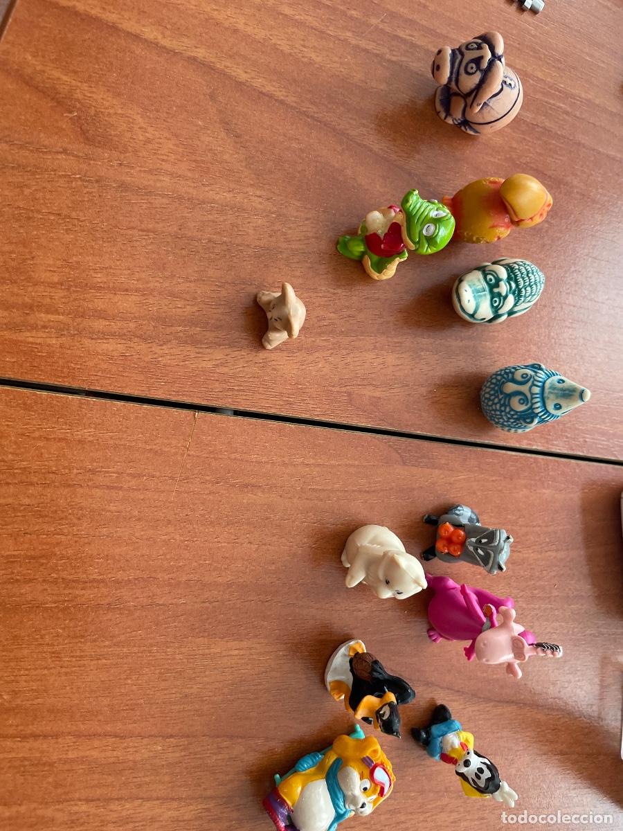 Figuras de goma Kinder: Lote de mu&ntilde;ecos kinder sorpresa a&ntilde;os, 90