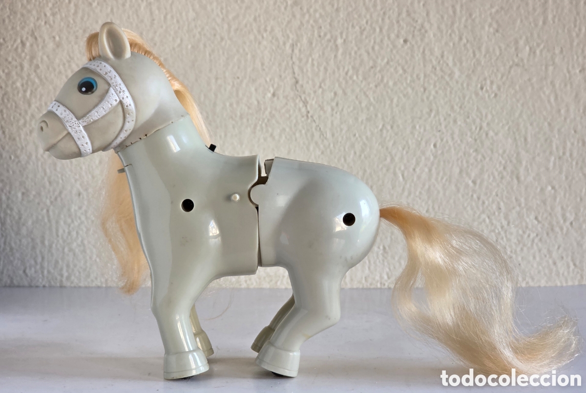 Figurines en Caoutchouc et PVC: Caballo Mi Peque&ntilde;o Pony - Juguete Retro Articulado a Pilas - Little Horse