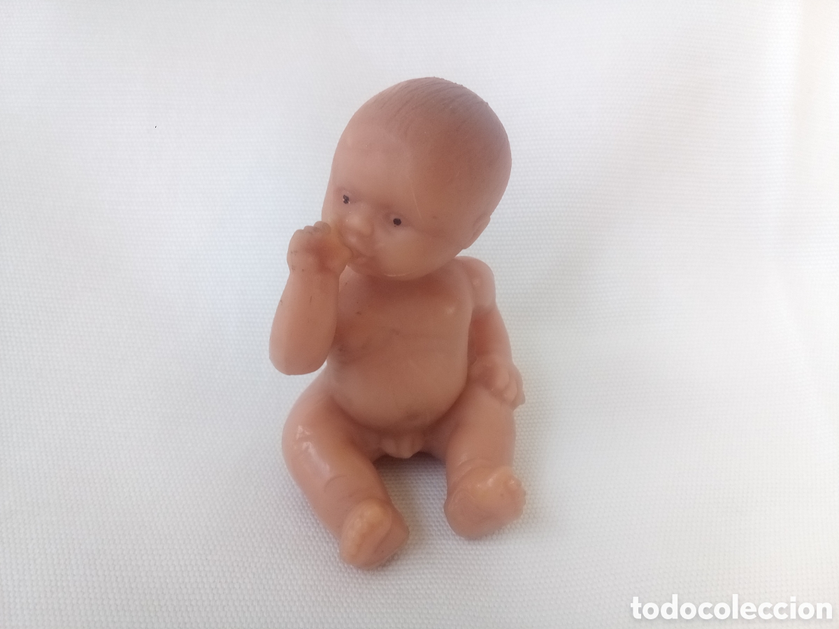 Figuras de goma y PVC: BEBE GOMA DURA - MINIATURA NI&Ntilde;O - MU&Ntilde;ECO