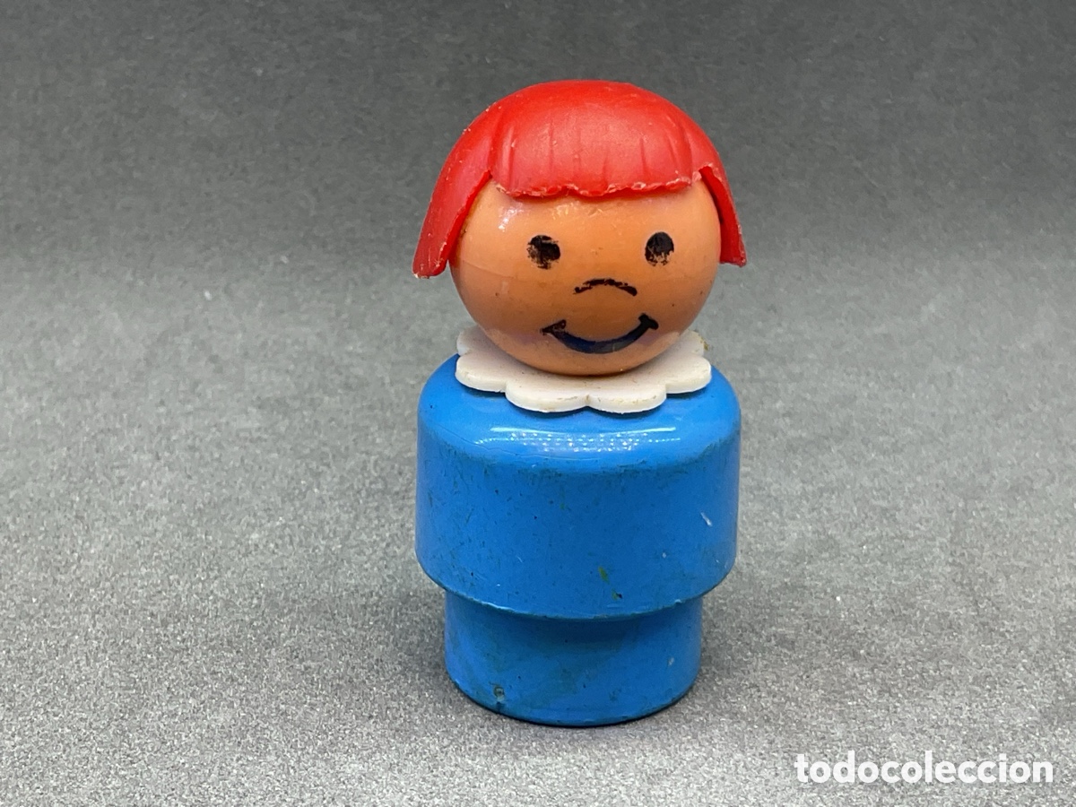 Figuras de goma y PVC: ANTIGUA FIGURA DE NI&Ntilde;A LITTLE PEOPLE ( FISHER PRICE) . A&Ntilde;OS 60. 45 MM