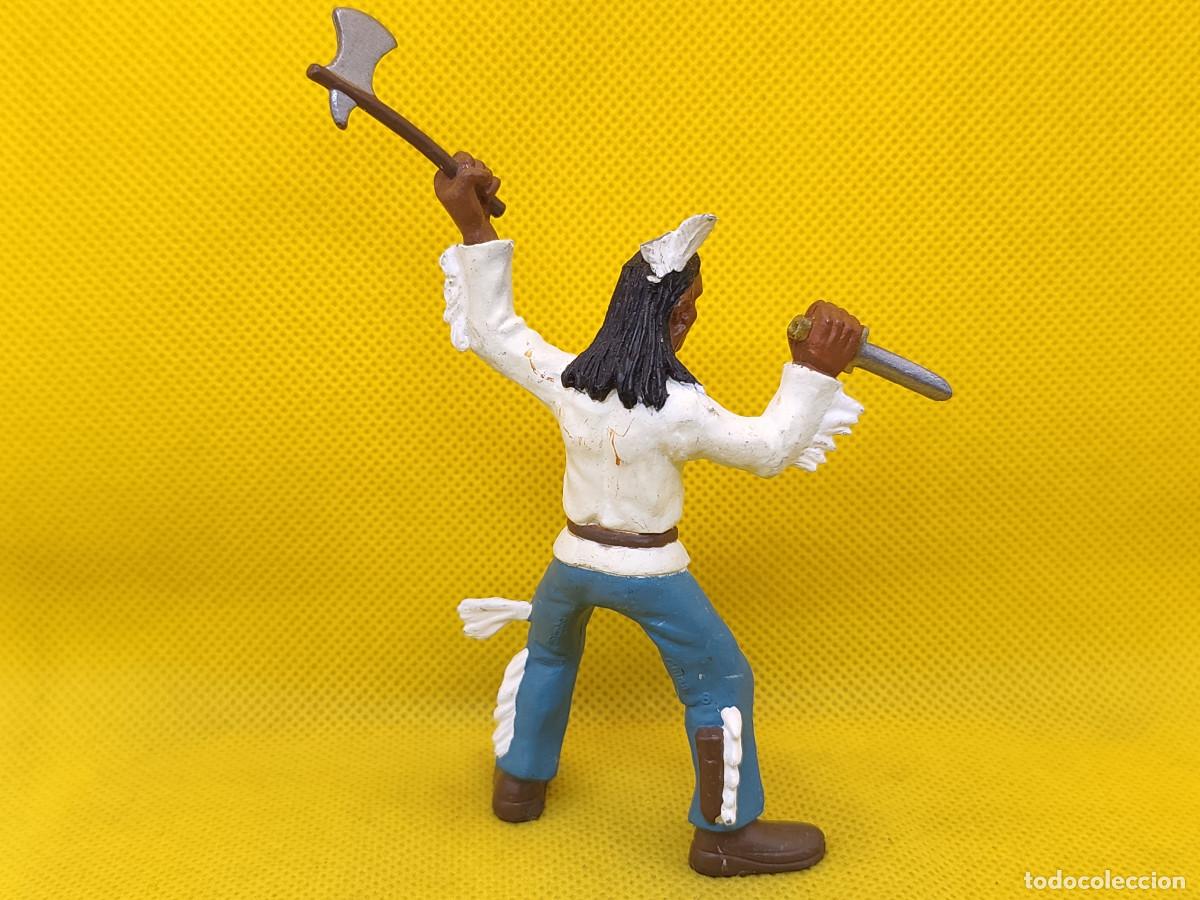 Figuras de goma y PVC: Simba guerrero indio con pu&ntilde;al y tomahawk - Foto 3