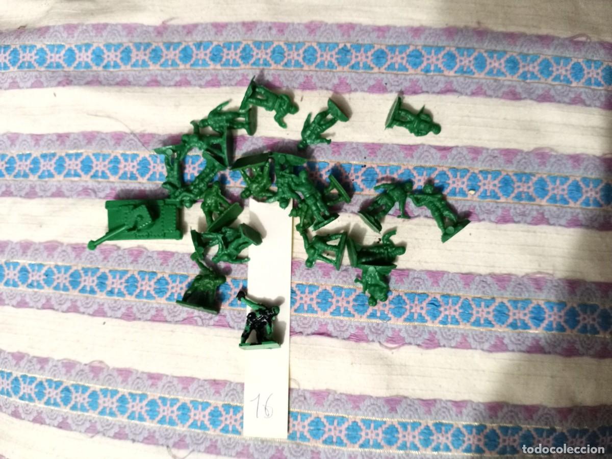 Figuras de goma y PVC: MONTAPLEX SOLDADOS AMERICANOS VERDES N 16