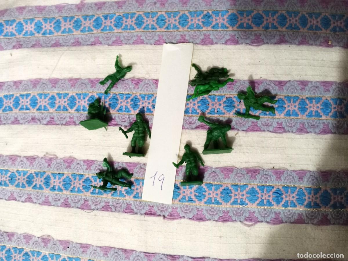 Figuras de goma y PVC: MONTAPLEX SOLDADOS AMERICANOS VERDES N 19