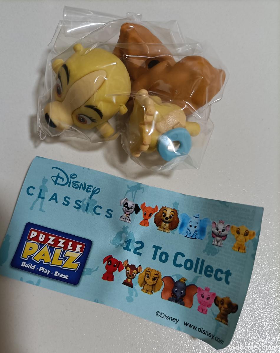 Figuras de goma y PVC: puzle pals figura mu&ntilde;eco perrita dama vagabundo disney lady tramp goma