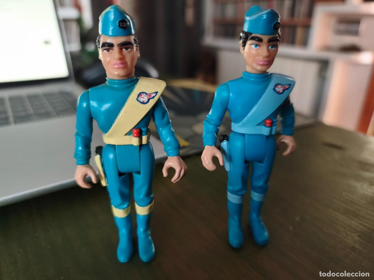 Figuras de goma y PVC: Figuras Thunderbird Scott Tracy y Virgil Tracy. Matchbox 1992.