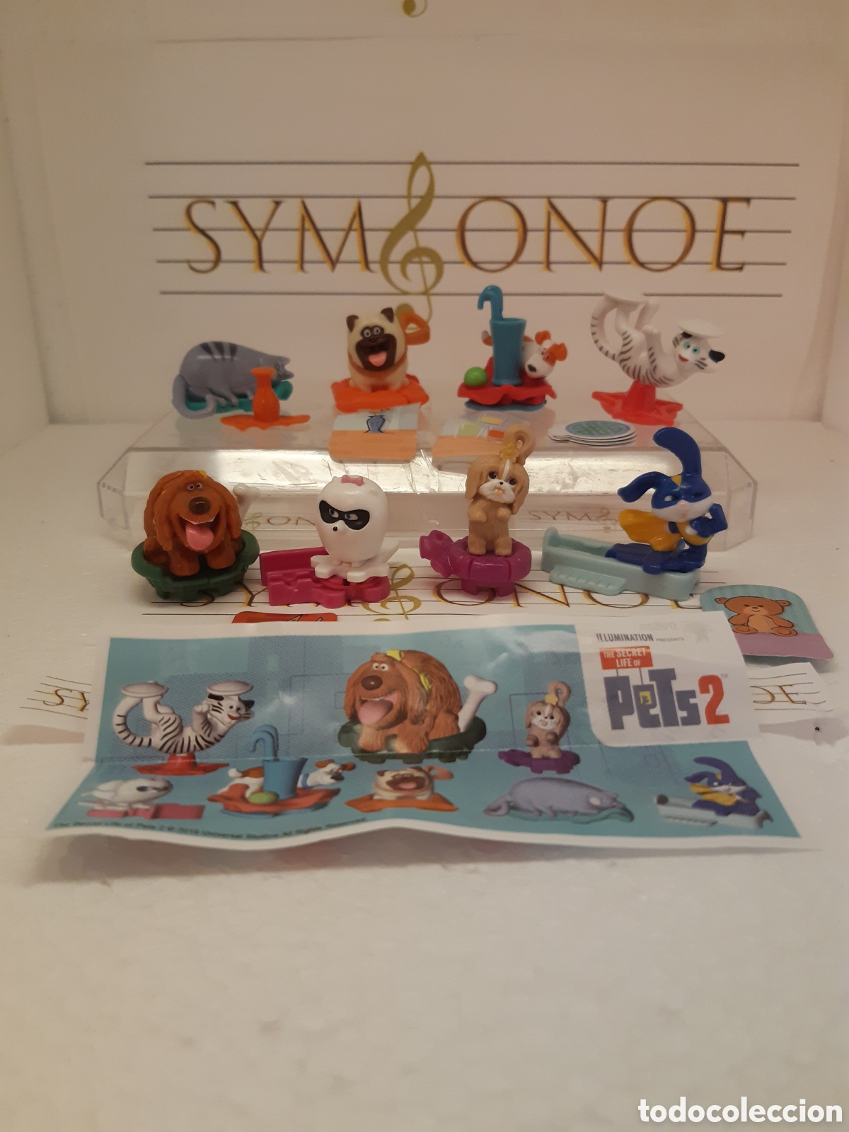 Kinder &Uuml;berraschung: Colecci&oacute;n completa pet Kinder de la pel&iacute;cula Pets 2 mascotas perro disney