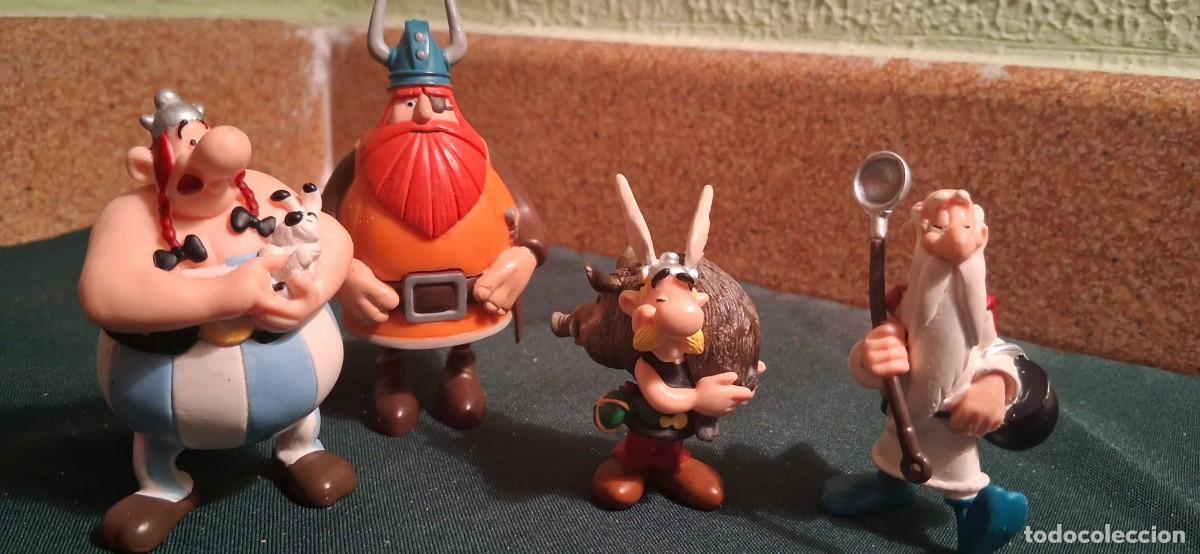 Figuras de goma y PVC: Lote de Figuras de Ast&eacute;rix y Ob&eacute;lix (Coleccionismo / PVC)