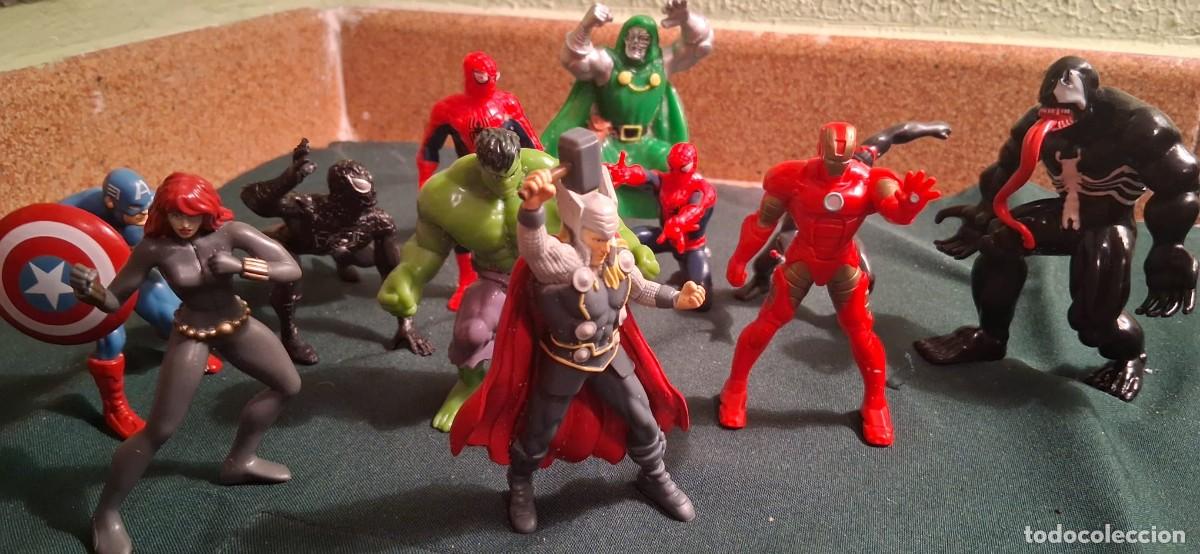 Figuras de goma y PVC: Lote de Figuras Marvel y DC Comics (Superh&eacute;roes y Villanos)