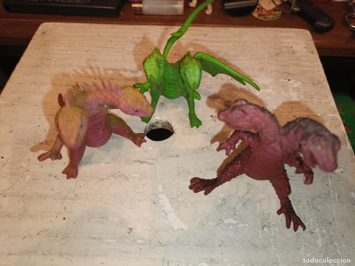 Figuras de goma y PVC: FIGURA GOMA PVC DRAGON DINOSAURIO BOOTLEG