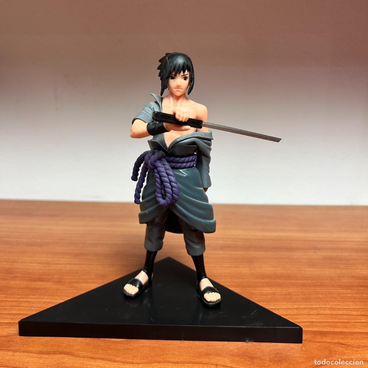 Figuras de goma y PVC: Figura Sasuke Uchiha con espada Kusanagi (Colecci&oacute;n Altaya / Planeta DeAgostini)