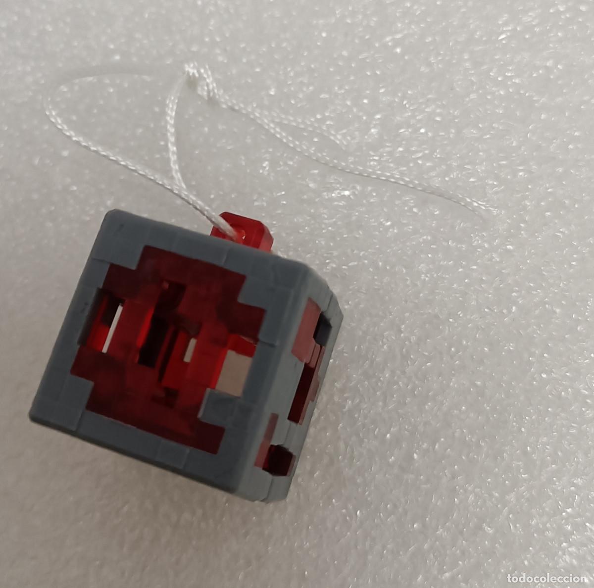 Figuras de goma Kinder: vc kinder minecraft joy 2026 Cubo Minecraft Rojo VC 334 Kinder